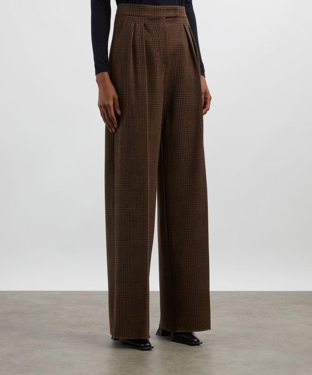 Liberty London Max Mara Ponza Patterned Wide-Leg Trousers