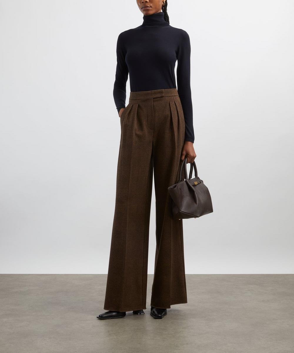 liberty london Max Mara Ponza Patterned Wide-Leg Trousers