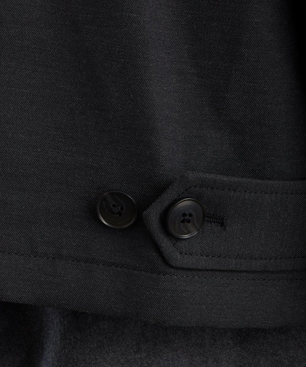 Liberty London Mfpen Brown Melange Stripe Mail Jacket