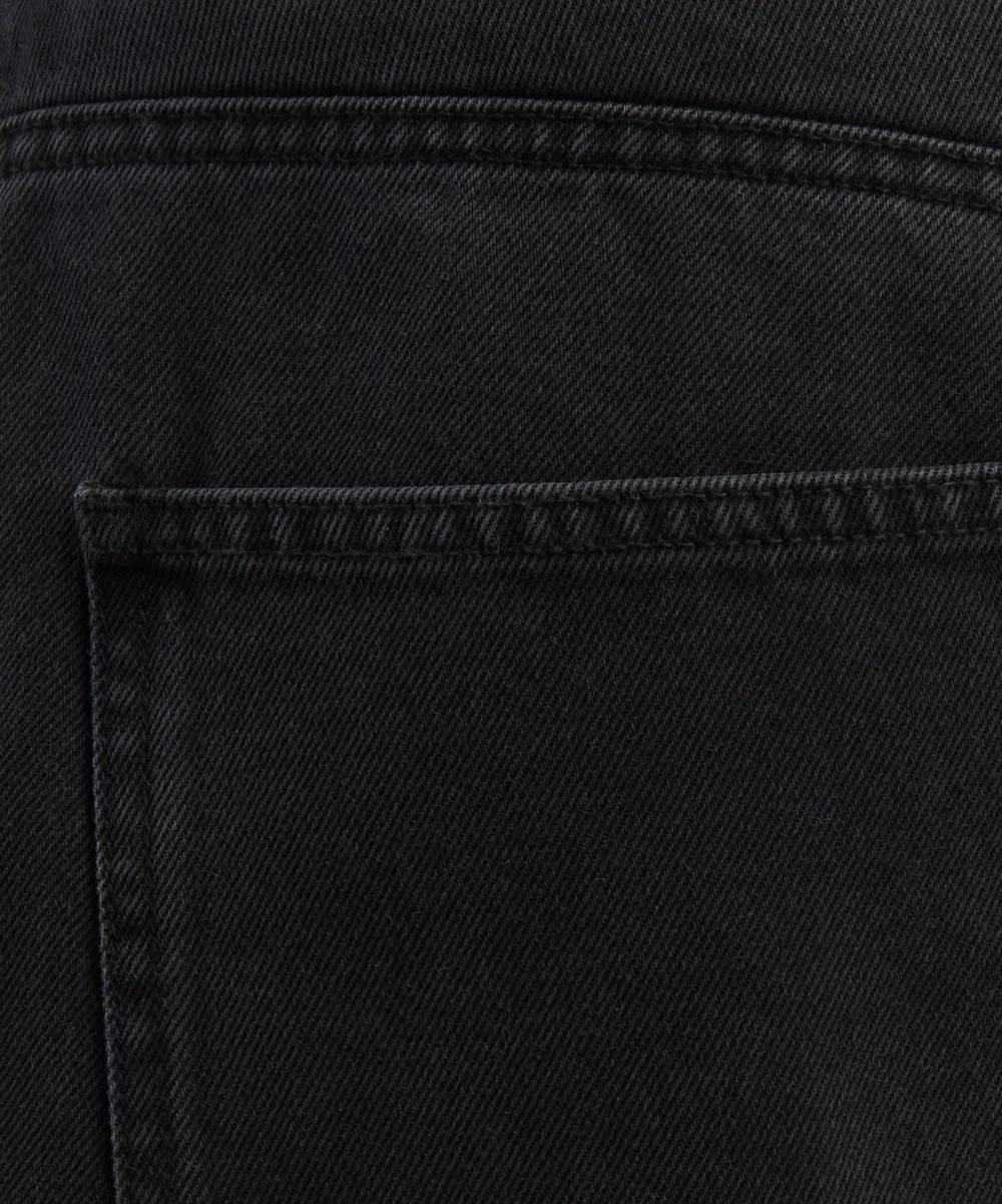 Liberty London Mfpen Straight Cut Jeans In Faded Black