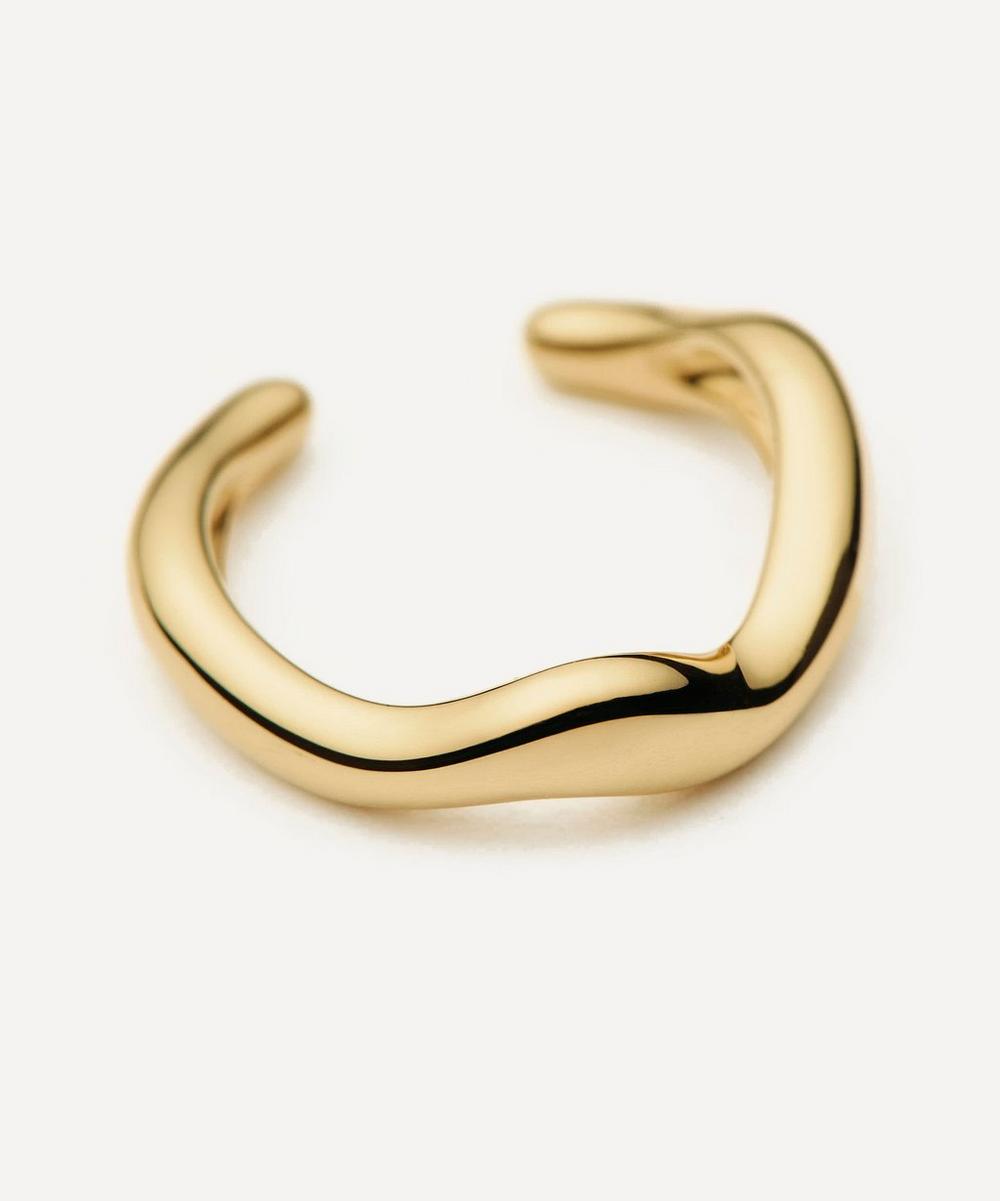 Liberty London Missoma 14ct Gold Molten Fine Ear Cuff