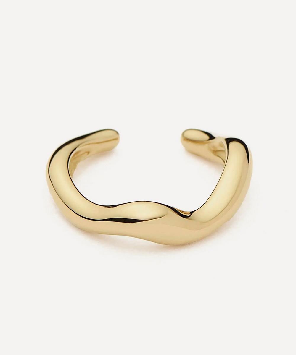 liberty london Missoma 14ct Gold Molten Fine Ear Cuff