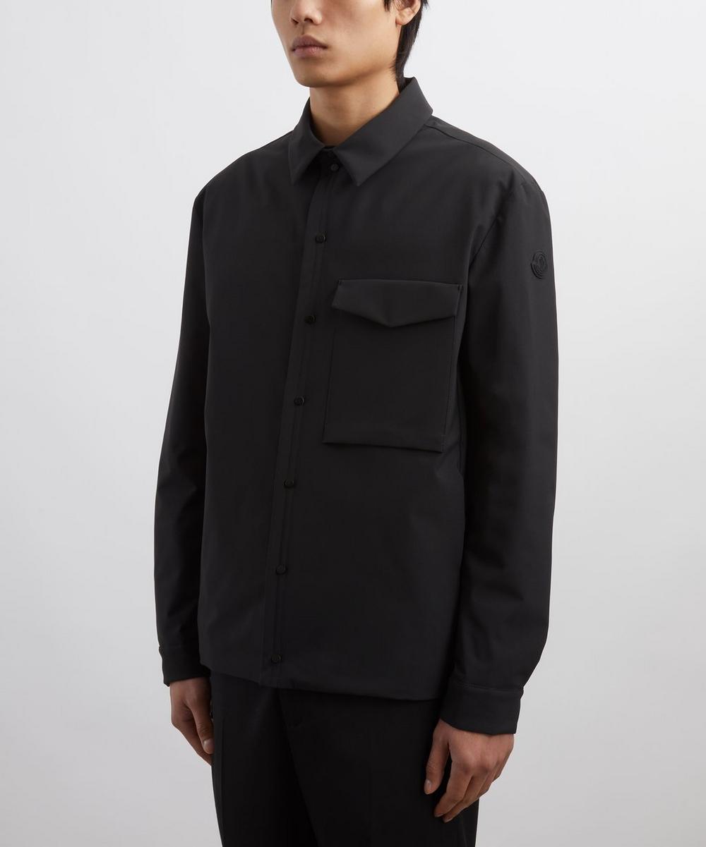 Liberty London Moncler Black Vautisse Technical Shirt Jacket