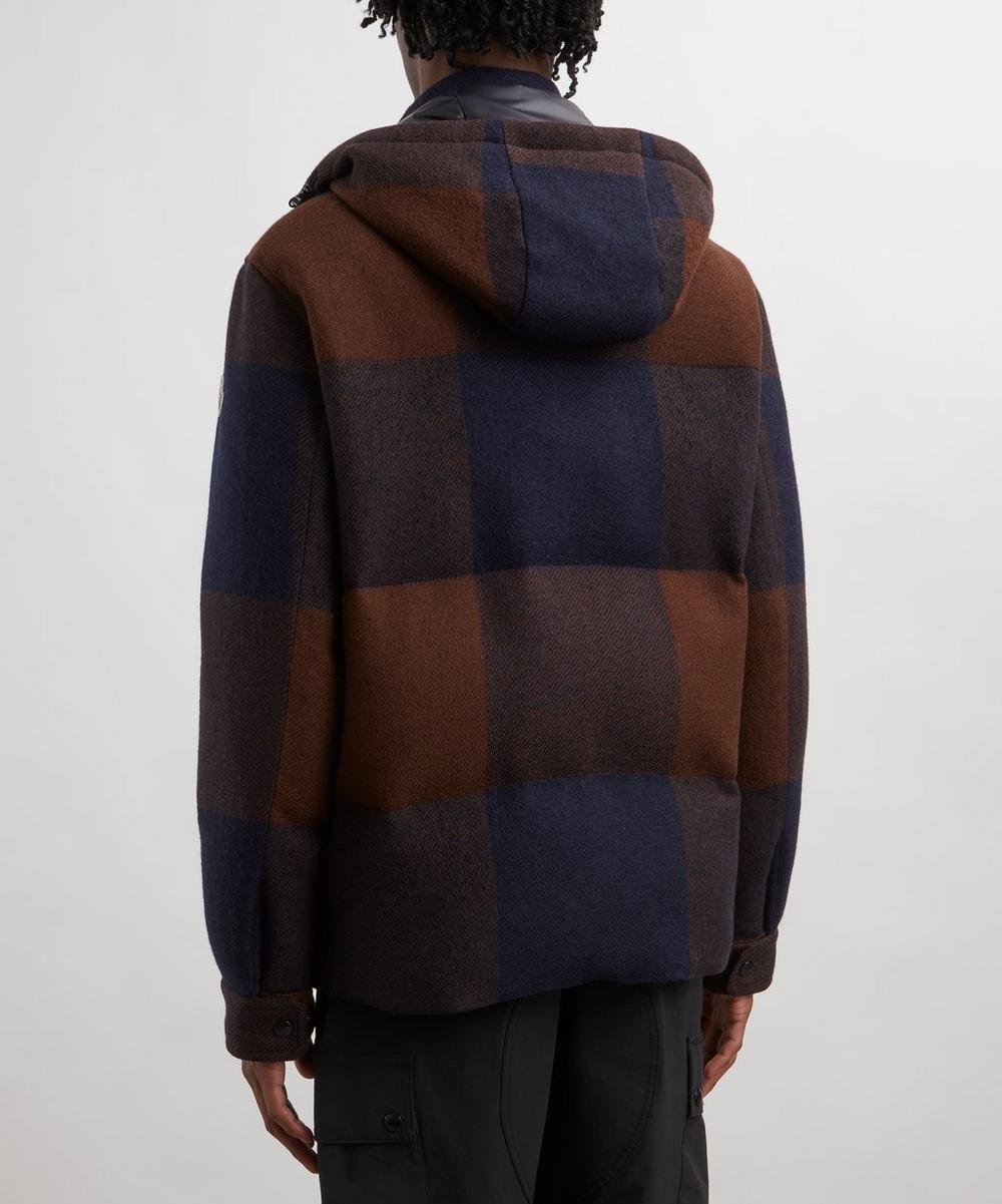 Liberty London Moncler Ladurns Hooded Wool Down Shirt Jacket