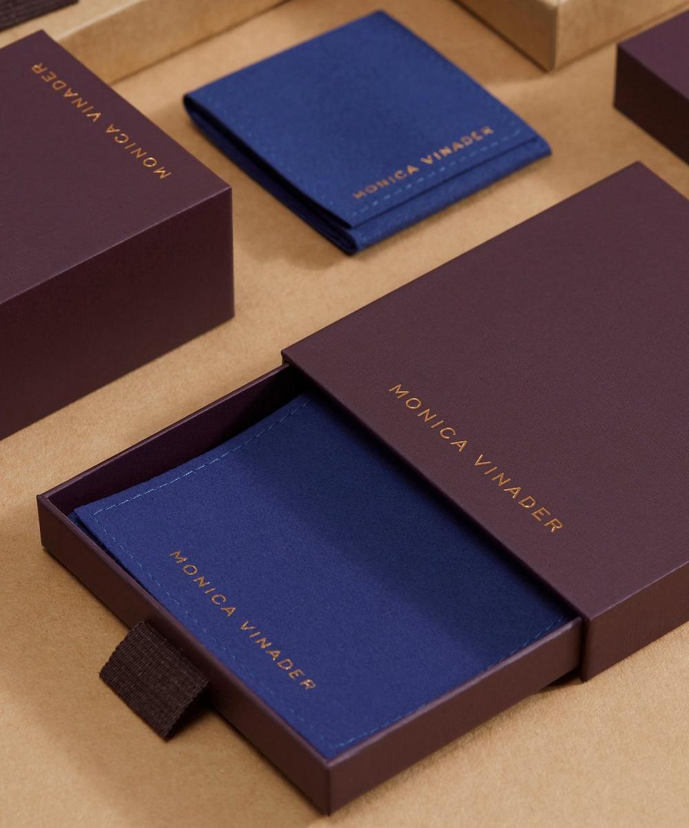 liberty london Monica Vinader 18ct Gold-Plated Vermeil Silver Capri Teardrop Pearl Pendant Charm