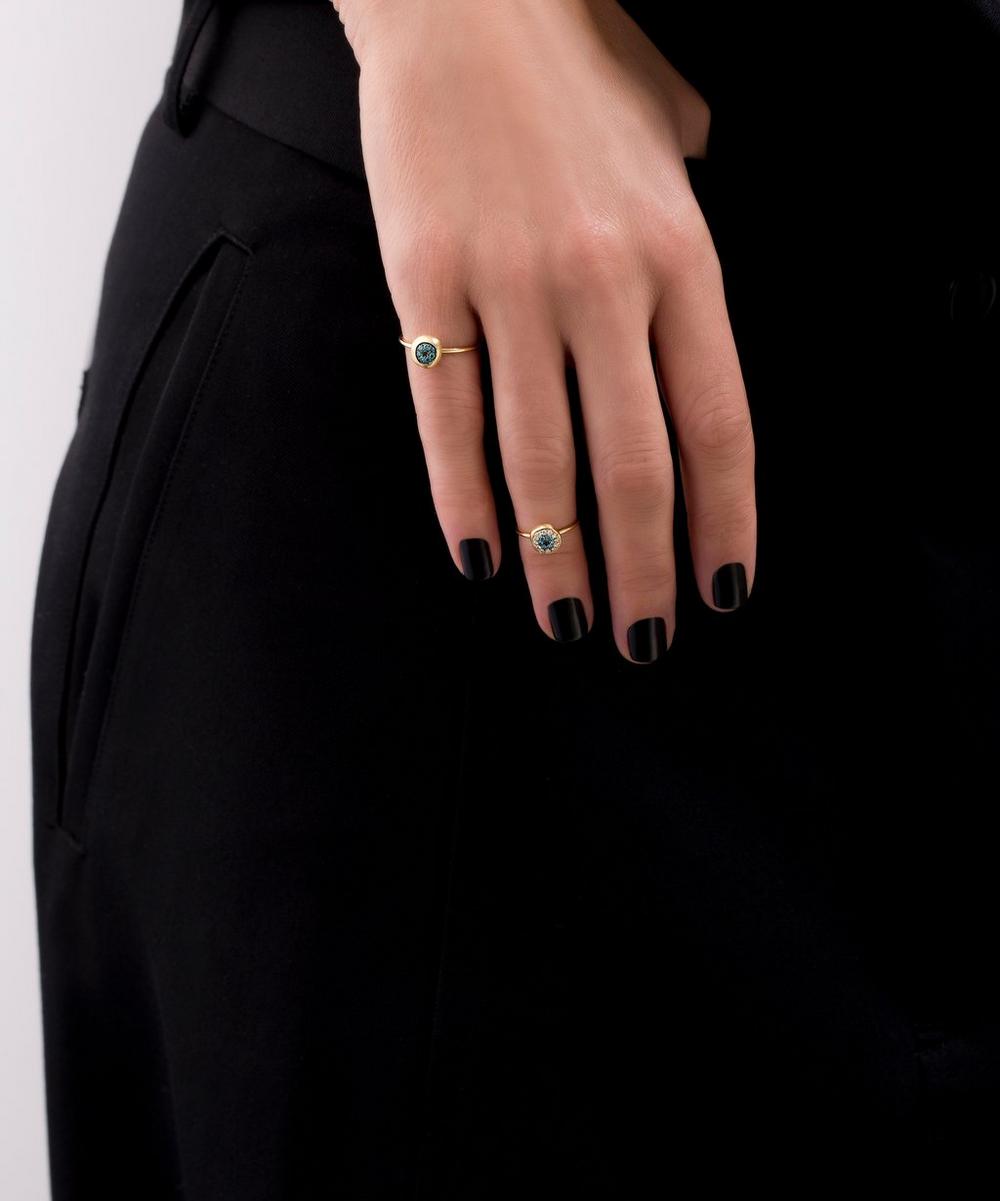 liberty london Nada Ghazal 18ct Gold Small Healing Eye Ring