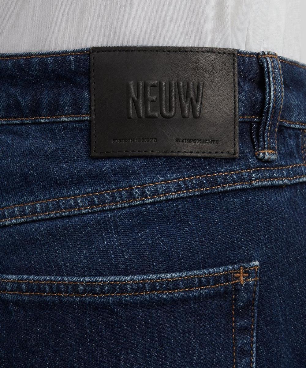 Liberty London Neuw Ray Straight Jeans In Hunter Mid Indigo