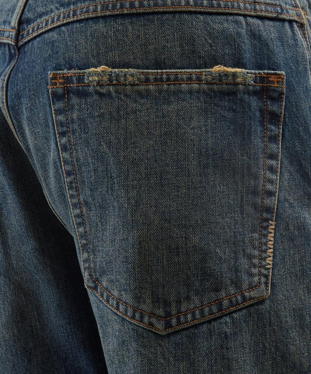 Liberty London Neuw River Baggy Straight-Leg Jeans In Delphi Selvedge