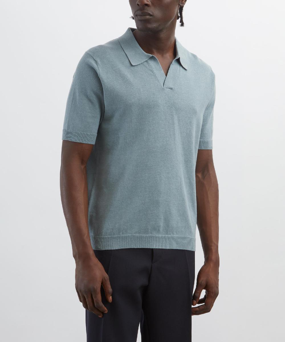 Liberty London Norse Projects Leif Cotton-Linen Polo