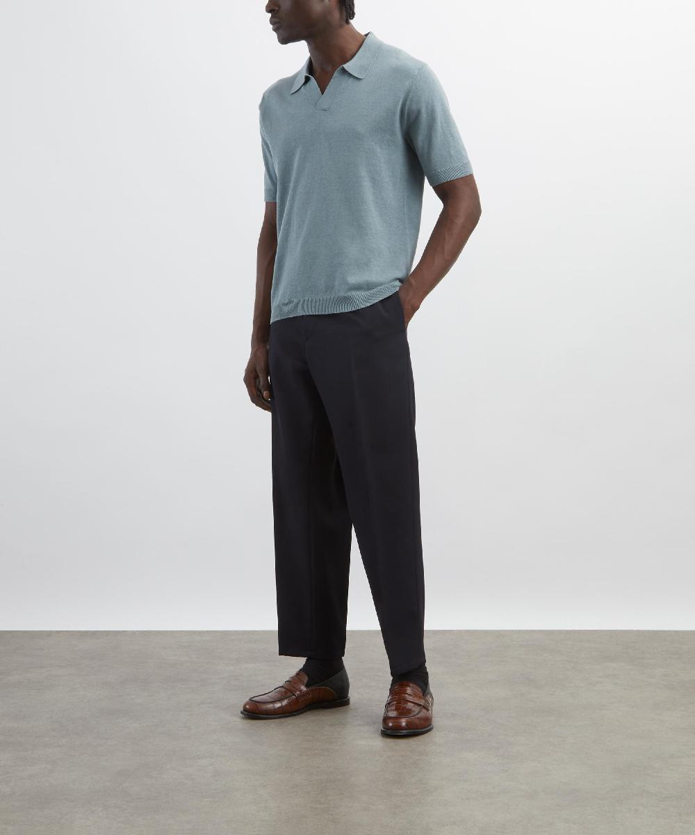 liberty london Norse Projects Leif Cotton-Linen Polo