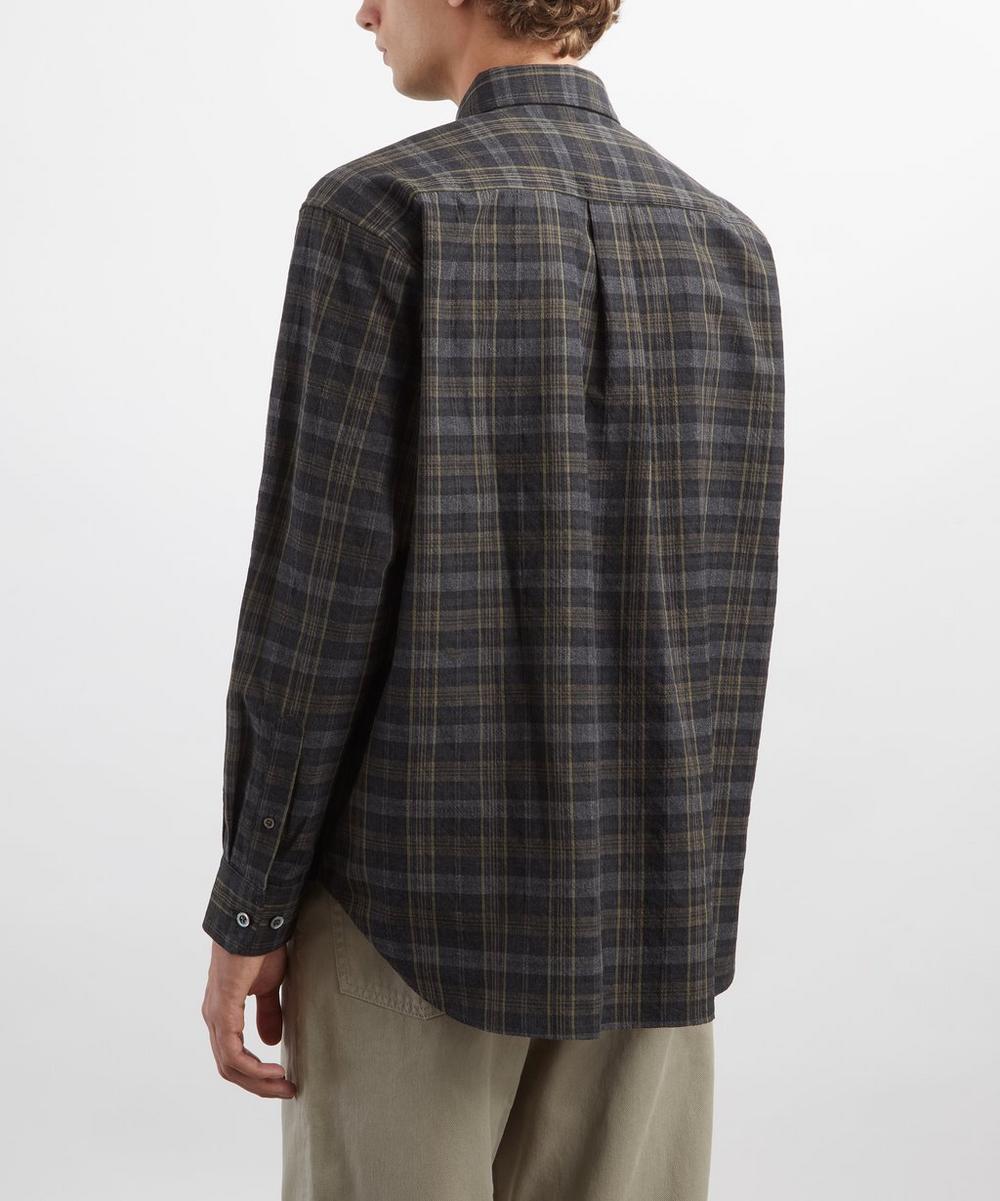Liberty London Norse Projects Oversized Wool Check Shirt