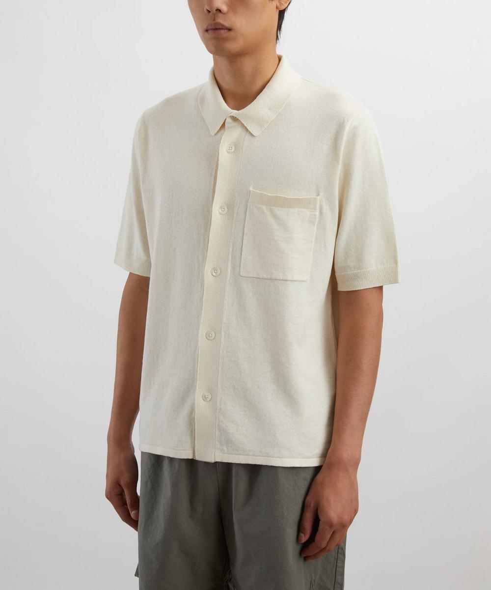Liberty London Norse Projects Rollo Cotton-Linen Short-Sleeve Shirt