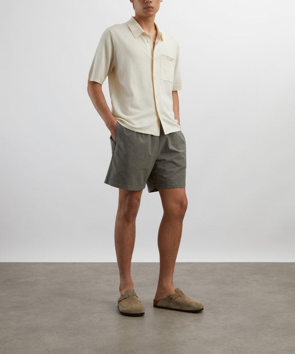 liberty london Norse Projects Rollo Cotton-Linen Short-Sleeve Shirt