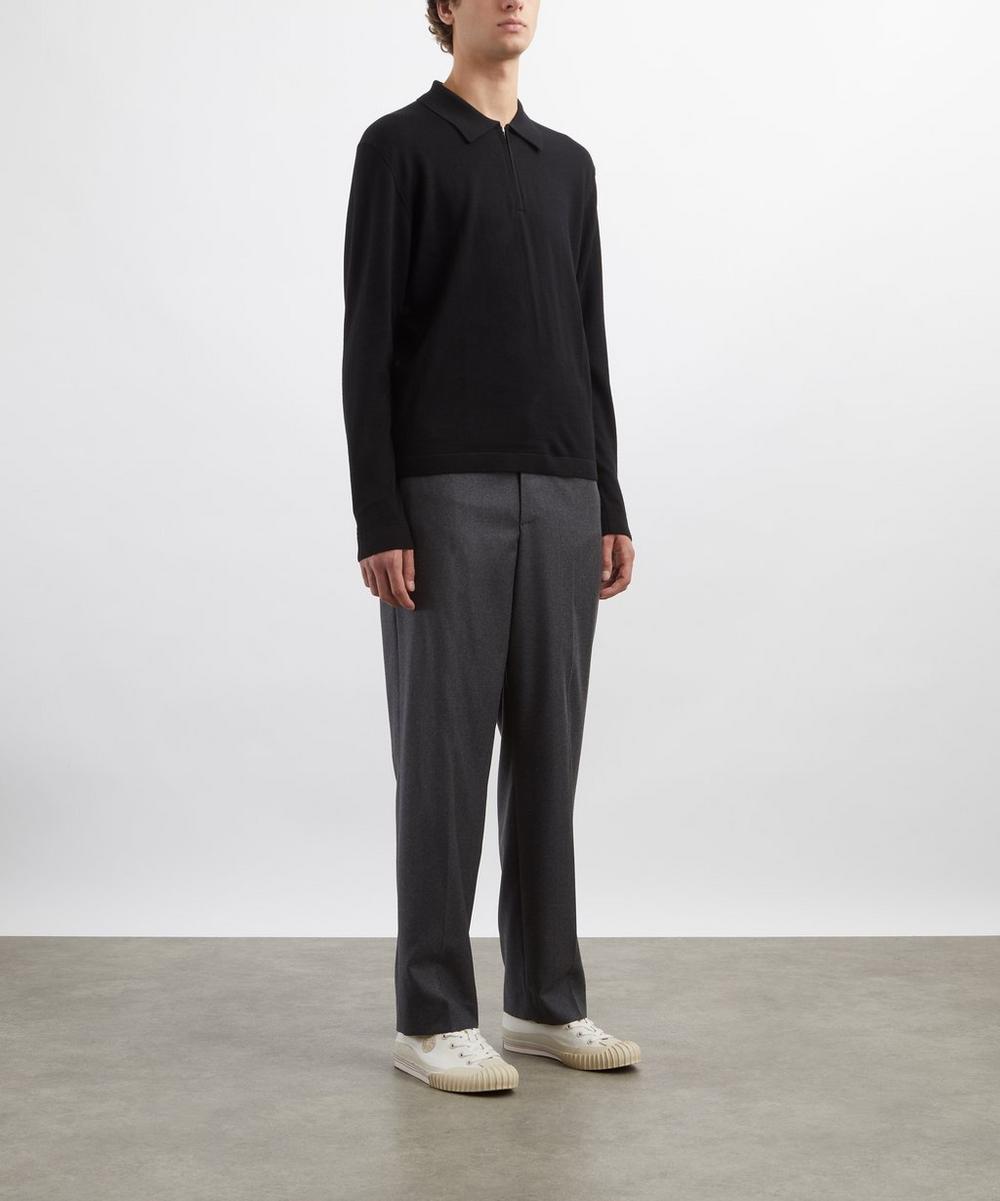 liberty london Norse Projects Tech Merino Crepe Polo