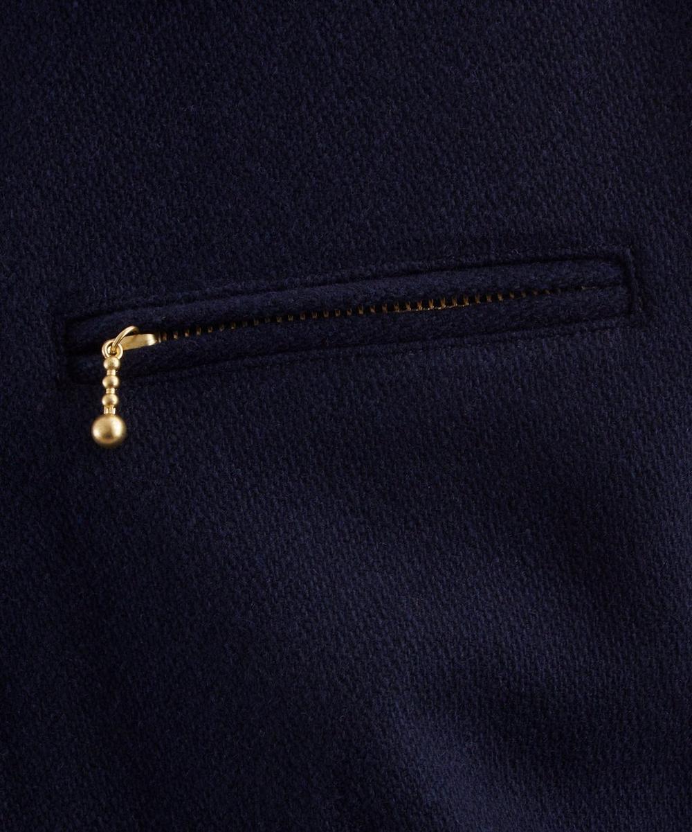 Liberty London Nudie Jeans Blake Blueberry Wool-Blend Zip Jacket