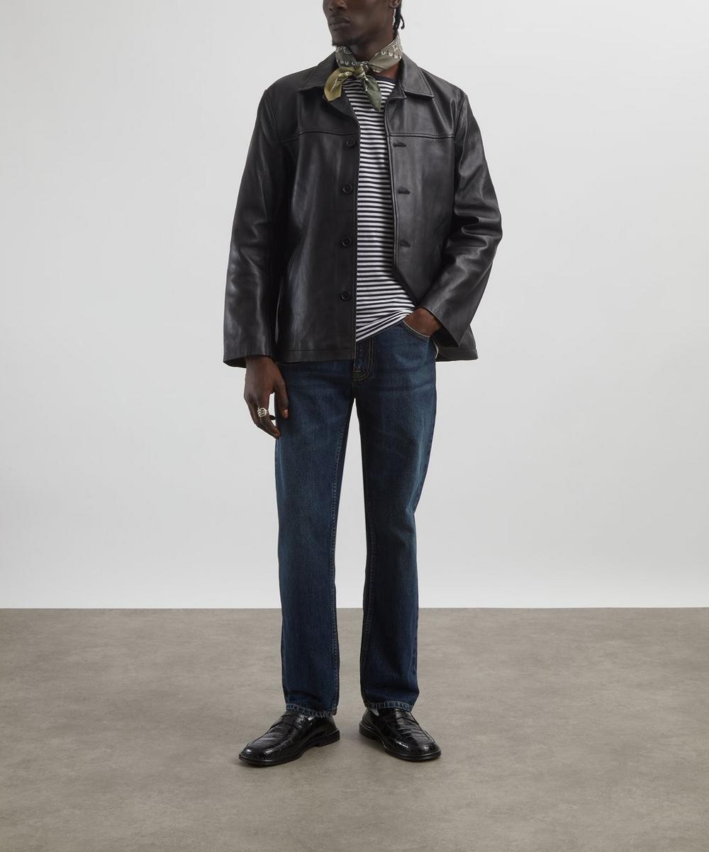 liberty london Nudie Jeans Gritty Jackson Blue Soil Jeans