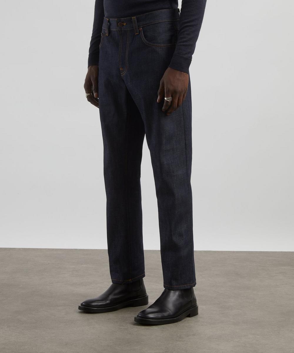 Liberty London Nudie Jeans Gritty Jackson Dry Old Jeans