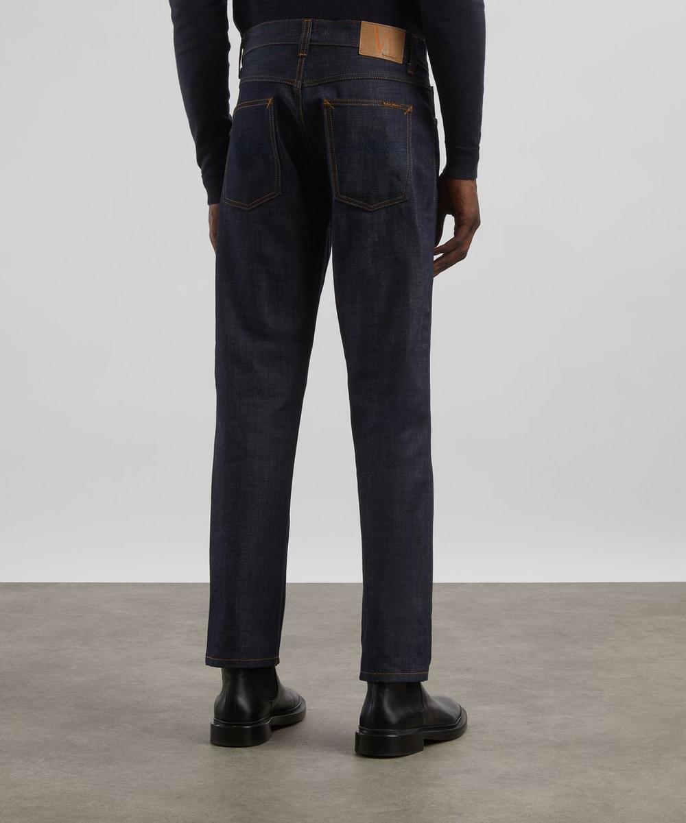 Liberty London Nudie Jeans Gritty Jackson Dry Old Jeans