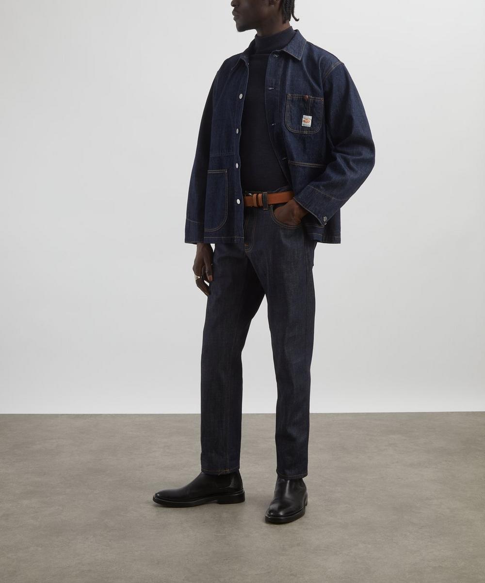 liberty london Nudie Jeans Gritty Jackson Dry Old Jeans