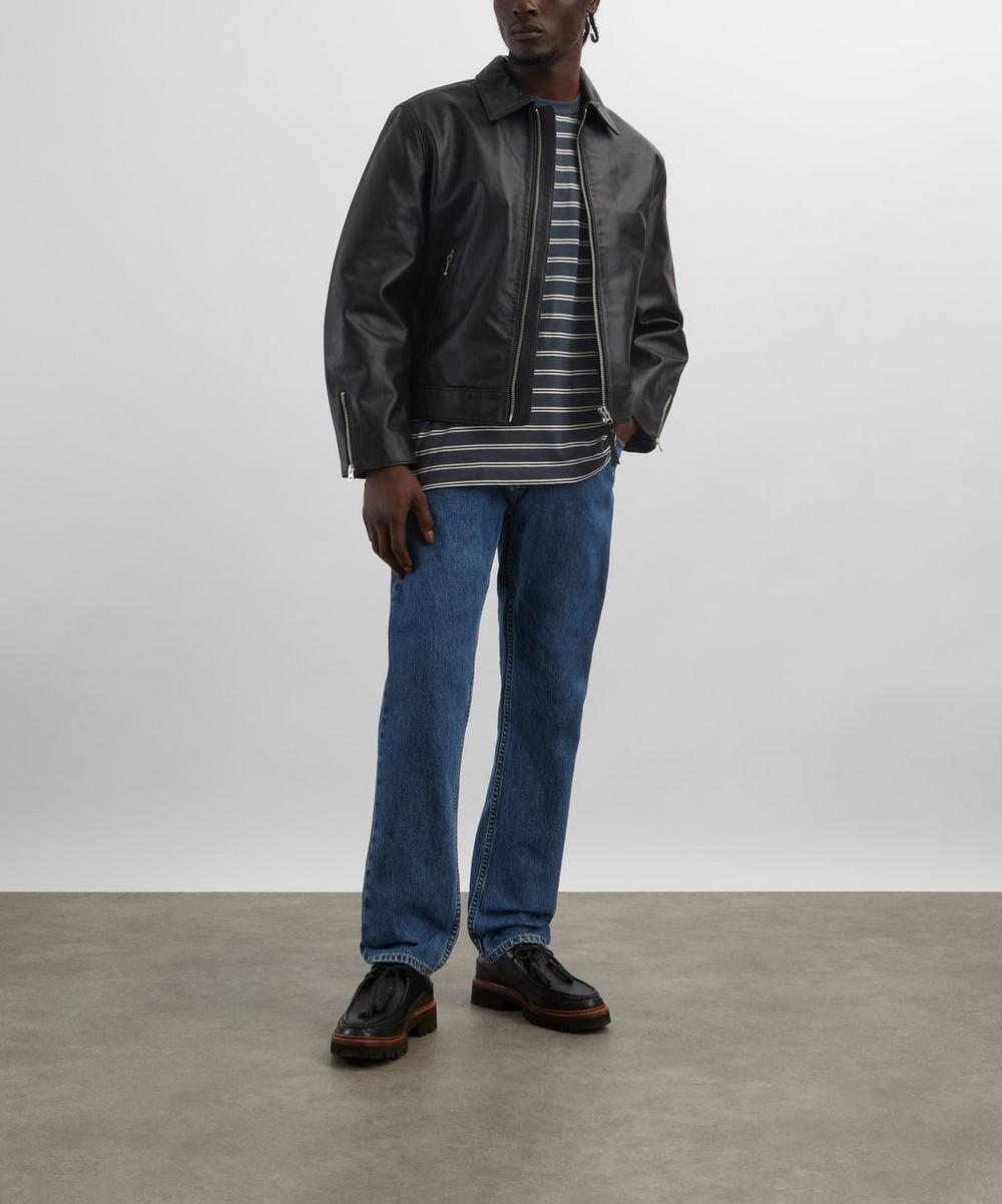 liberty london Nudie Jeans Gritty Jackson Straight-Leg Jeans in Morning Mist