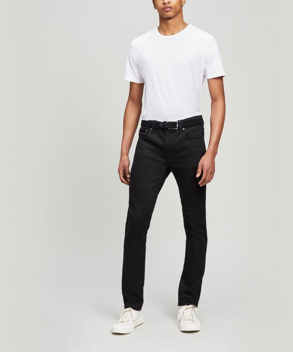 Liberty London Nudie Jeans Lean Dean Dry Ever Black Jeans