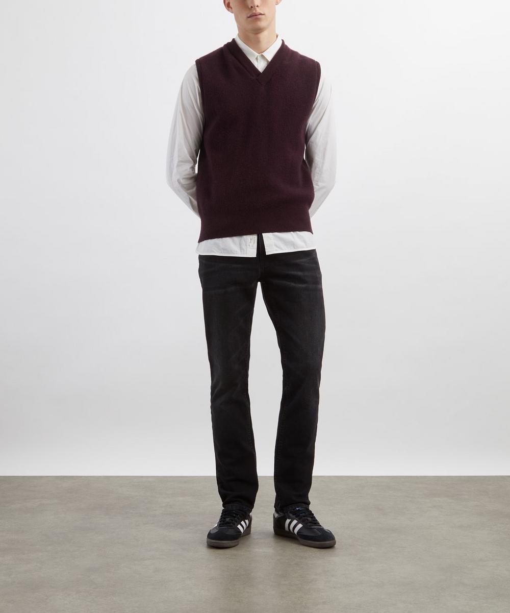 liberty london Nudie Jeans Solid Ollie Black Force Jeans