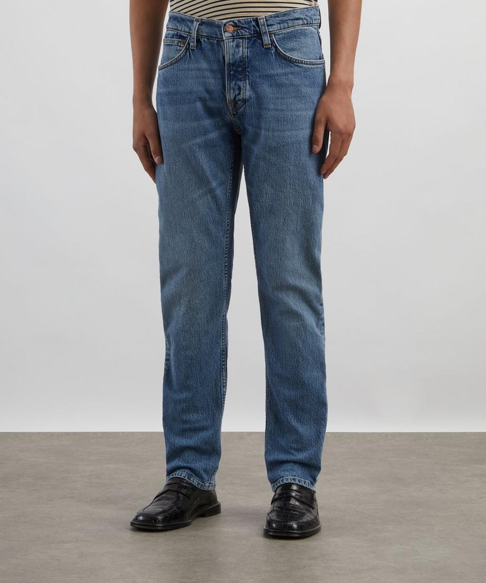 Liberty London Nudie Jeans Solid Ollie Worn Vintage Slim-Fit Jeans