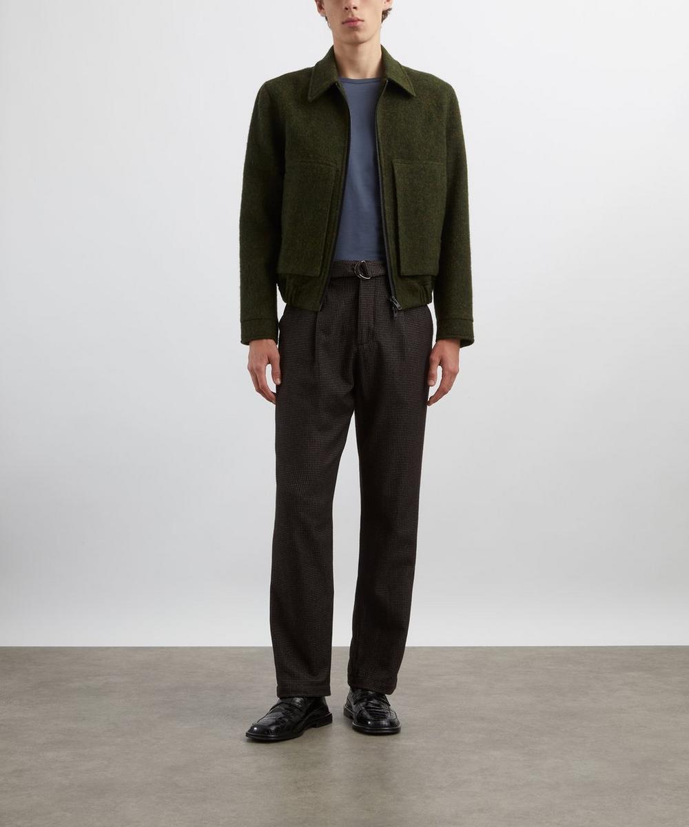 liberty london Oliver Spencer Arlington Wool Bomber Jacket