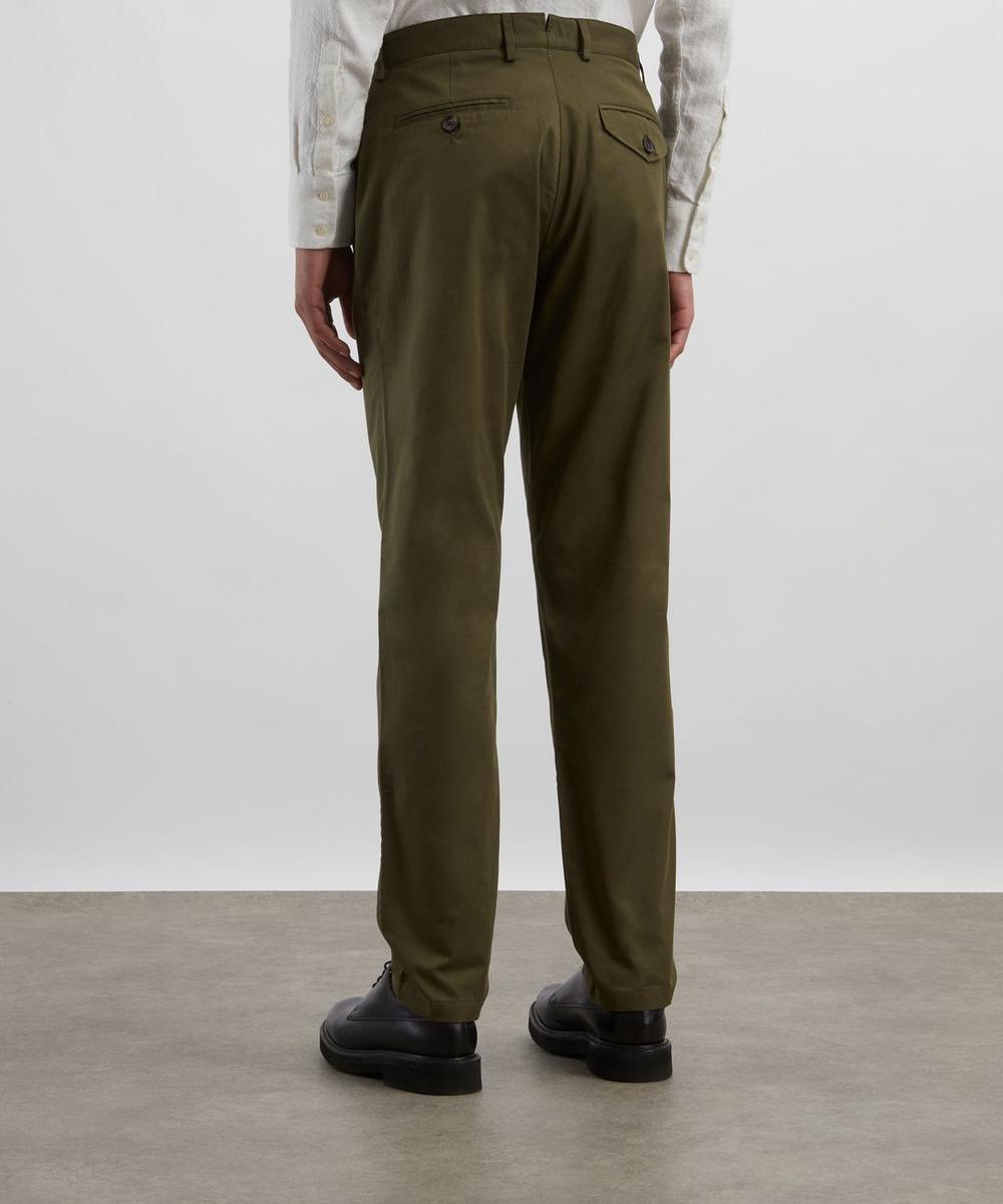 Liberty London Oliver Spencer Ashdown Green Fishtail Trousers