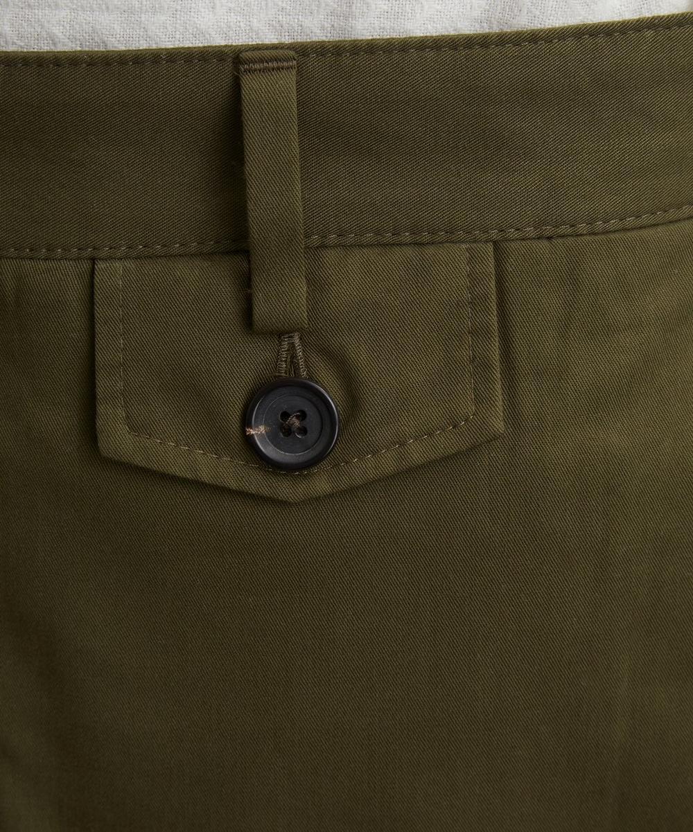 Liberty London Oliver Spencer Ashdown Green Fishtail Trousers