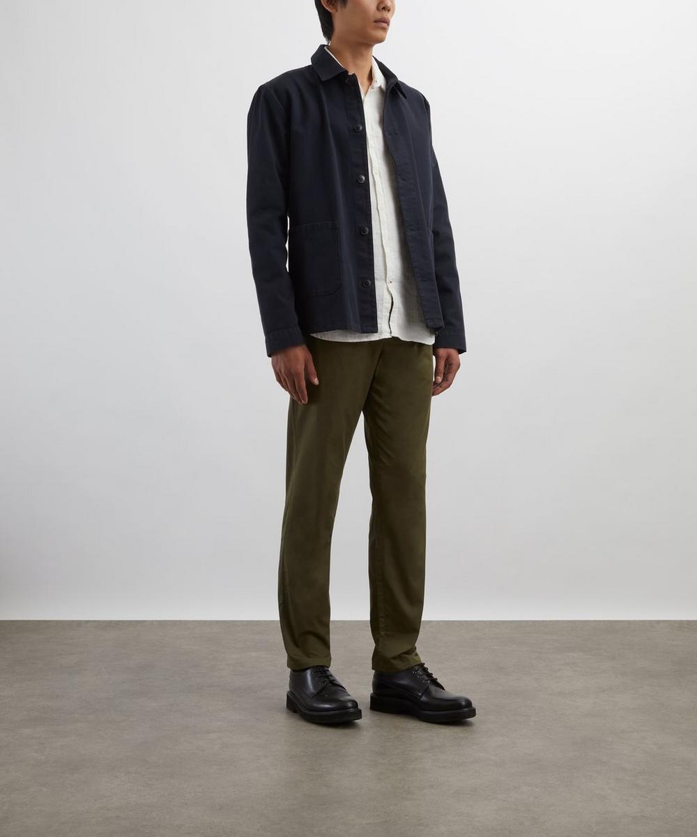 liberty london Oliver Spencer Ashdown Green Fishtail Trousers