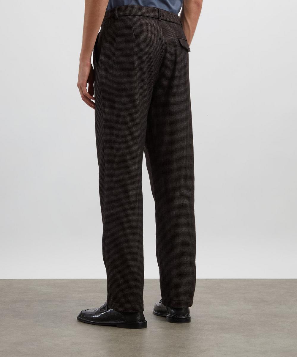 Liberty London Oliver Spencer Belted Lowery Brown Trousers