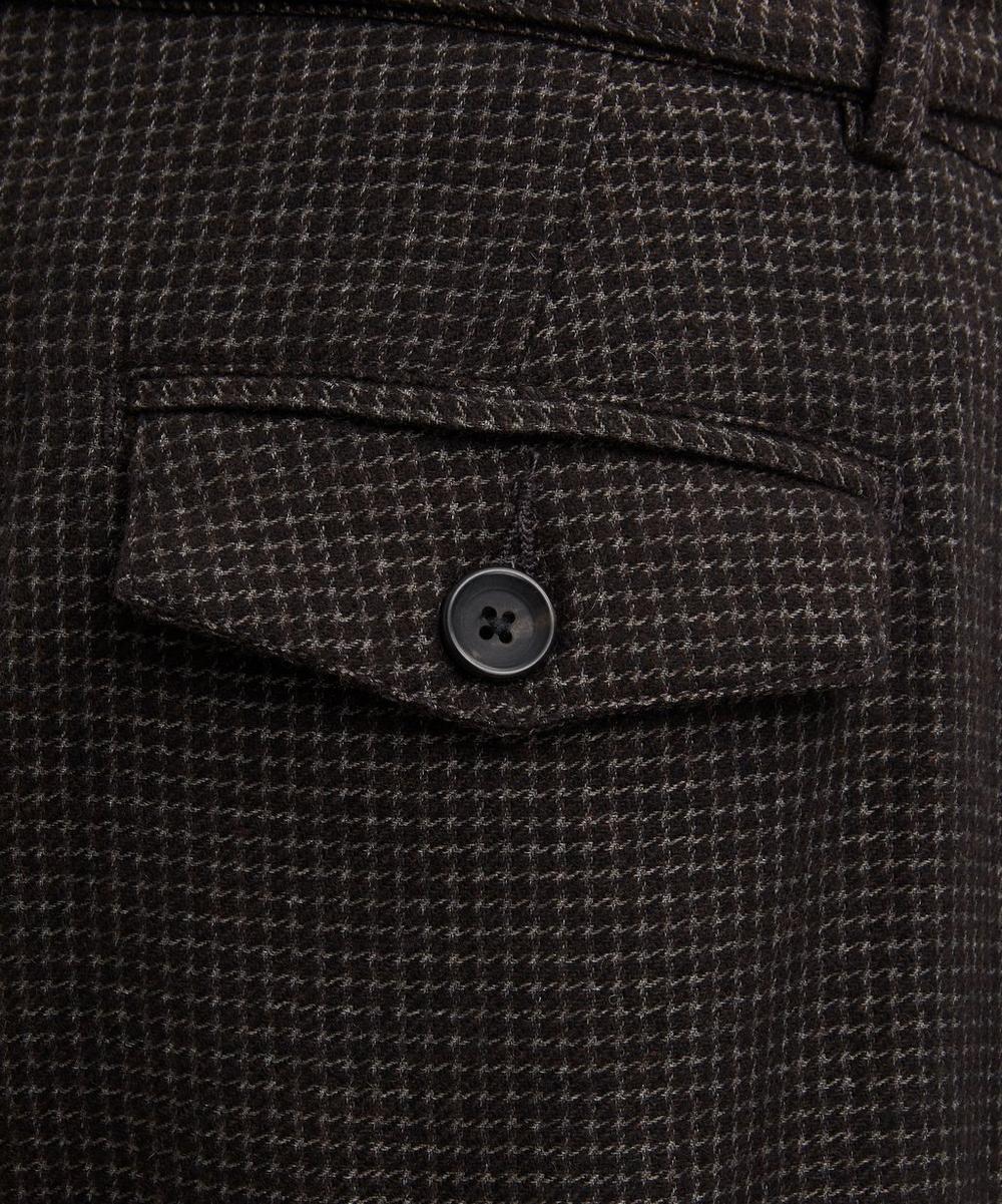 Liberty London Oliver Spencer Belted Lowery Brown Trousers