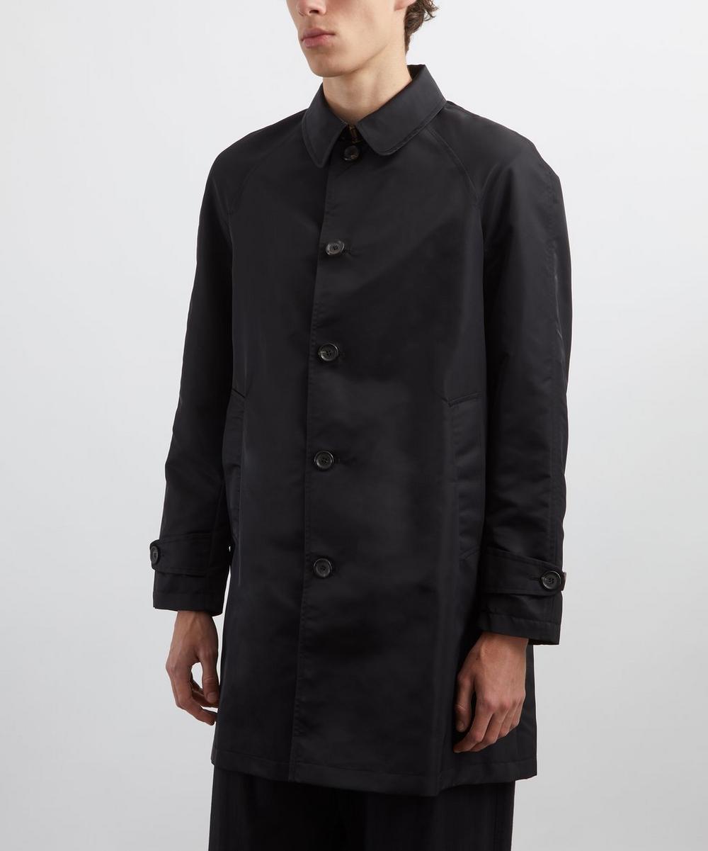 Liberty London Oliver Spencer Black Arnold Raincoat