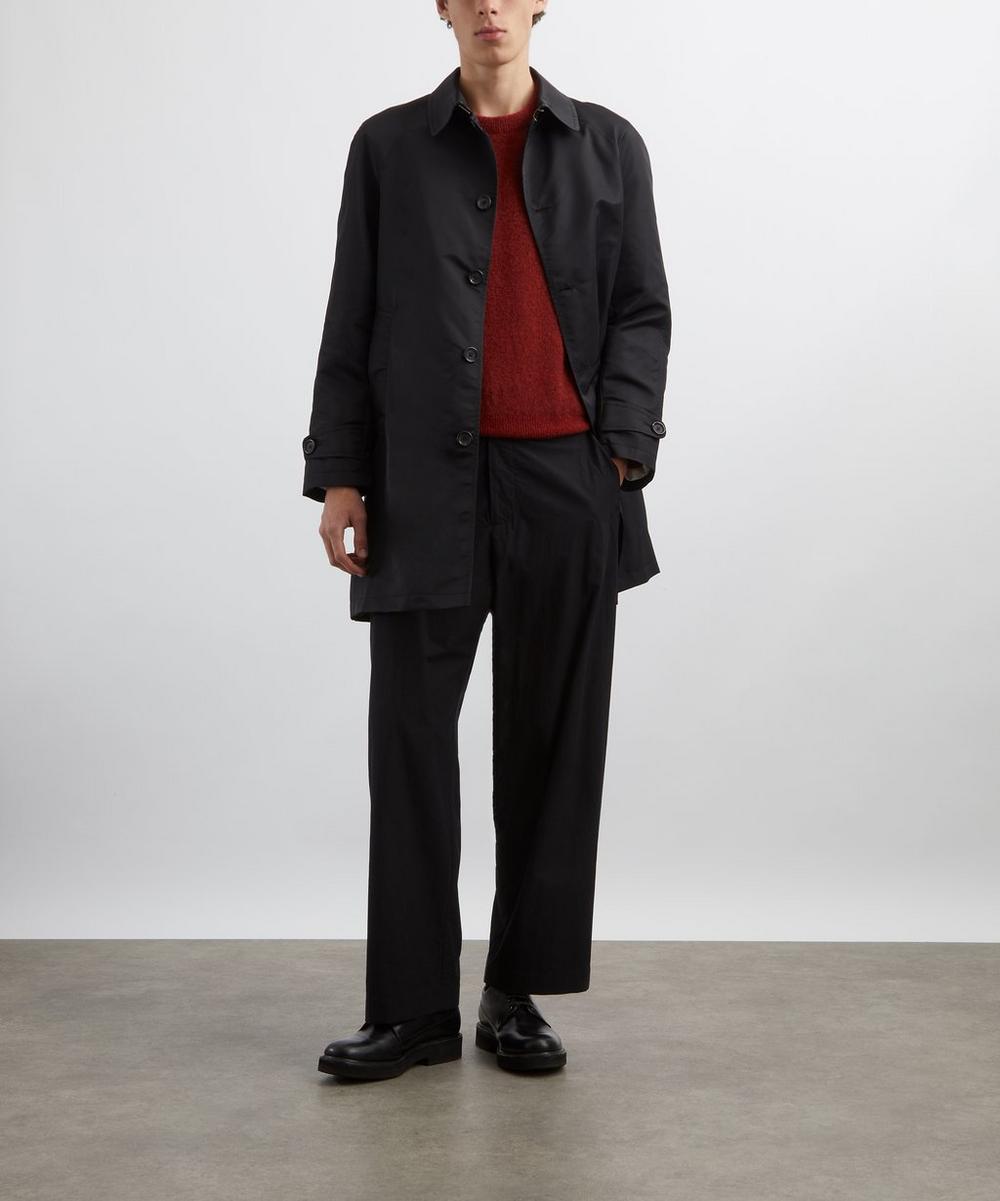 liberty london Oliver Spencer Black Arnold Raincoat