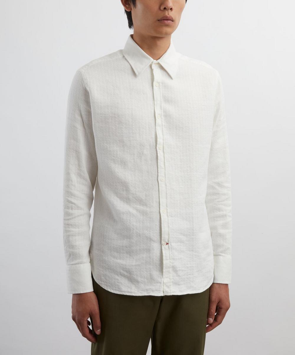 Liberty London Oliver Spencer Conduit Classic Draper Cream Shirt
