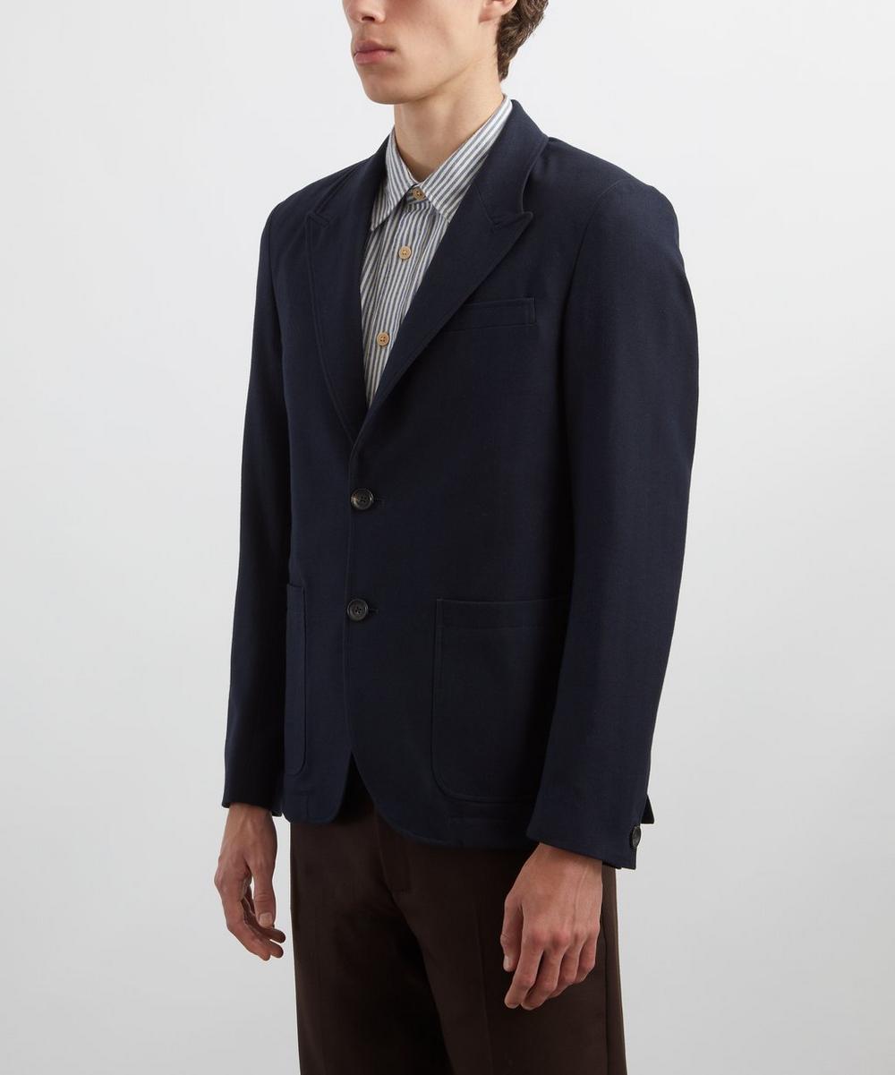Liberty London Oliver Spencer Navy Mansfield Jacket
