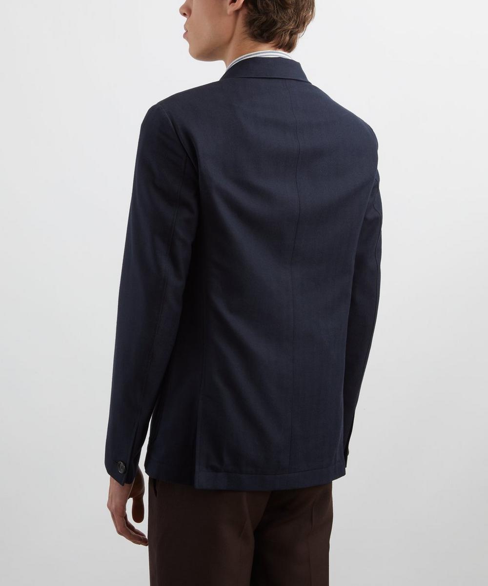 Liberty London Oliver Spencer Navy Mansfield Jacket