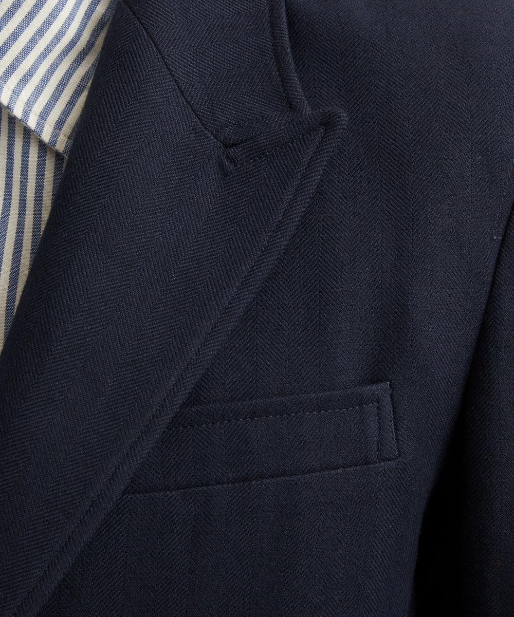 Liberty London Oliver Spencer Navy Mansfield Jacket