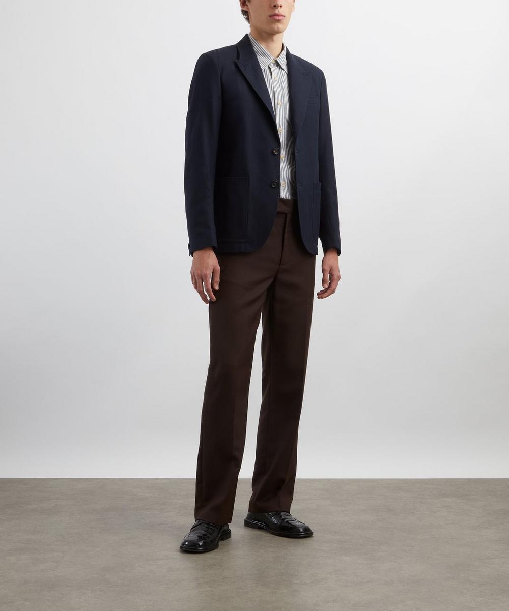 liberty london Oliver Spencer Navy Mansfield Jacket