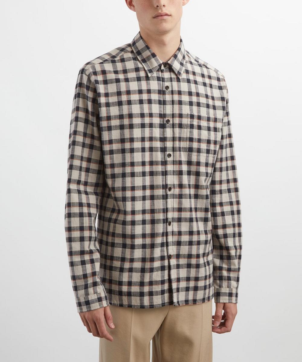 Liberty London Oliver Spencer Walden Navy New York Special Shirt