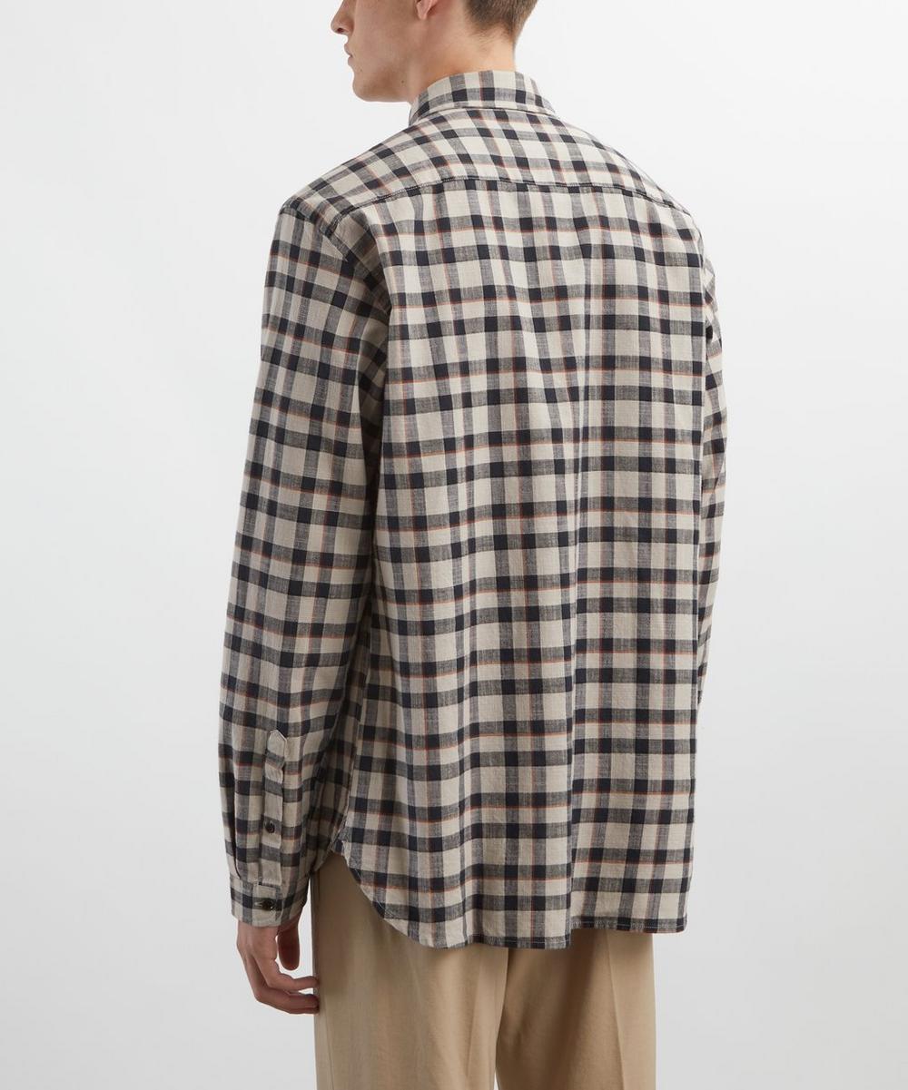 Liberty London Oliver Spencer Walden Navy New York Special Shirt