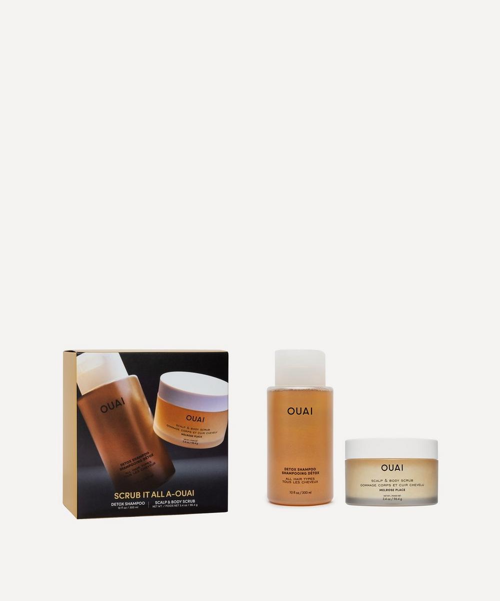 liberty london OUAI Scrub It All A-OUAI Holiday Kit