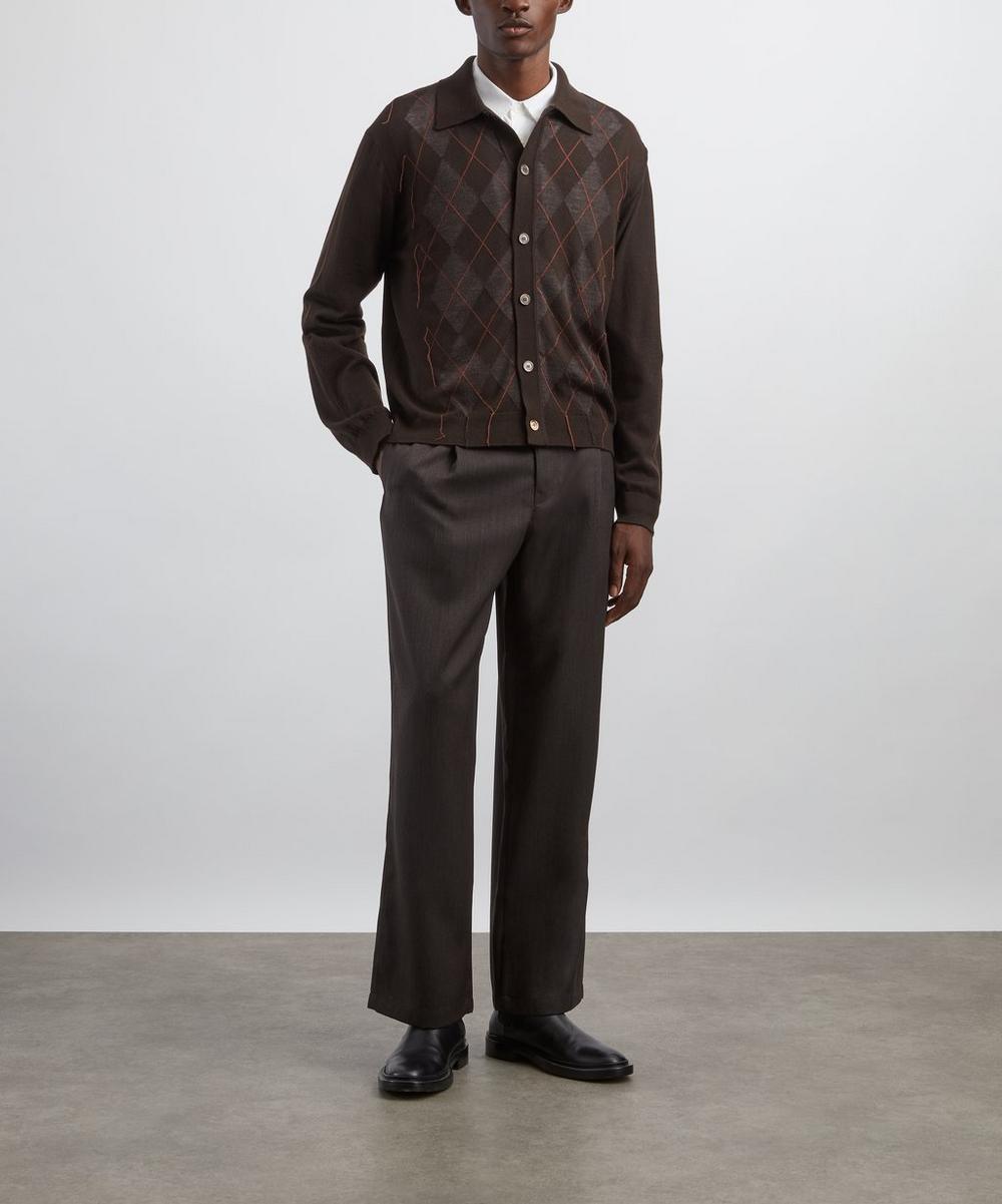 liberty london Our Legacy Evening Pub Argyle Fine Wool Polo