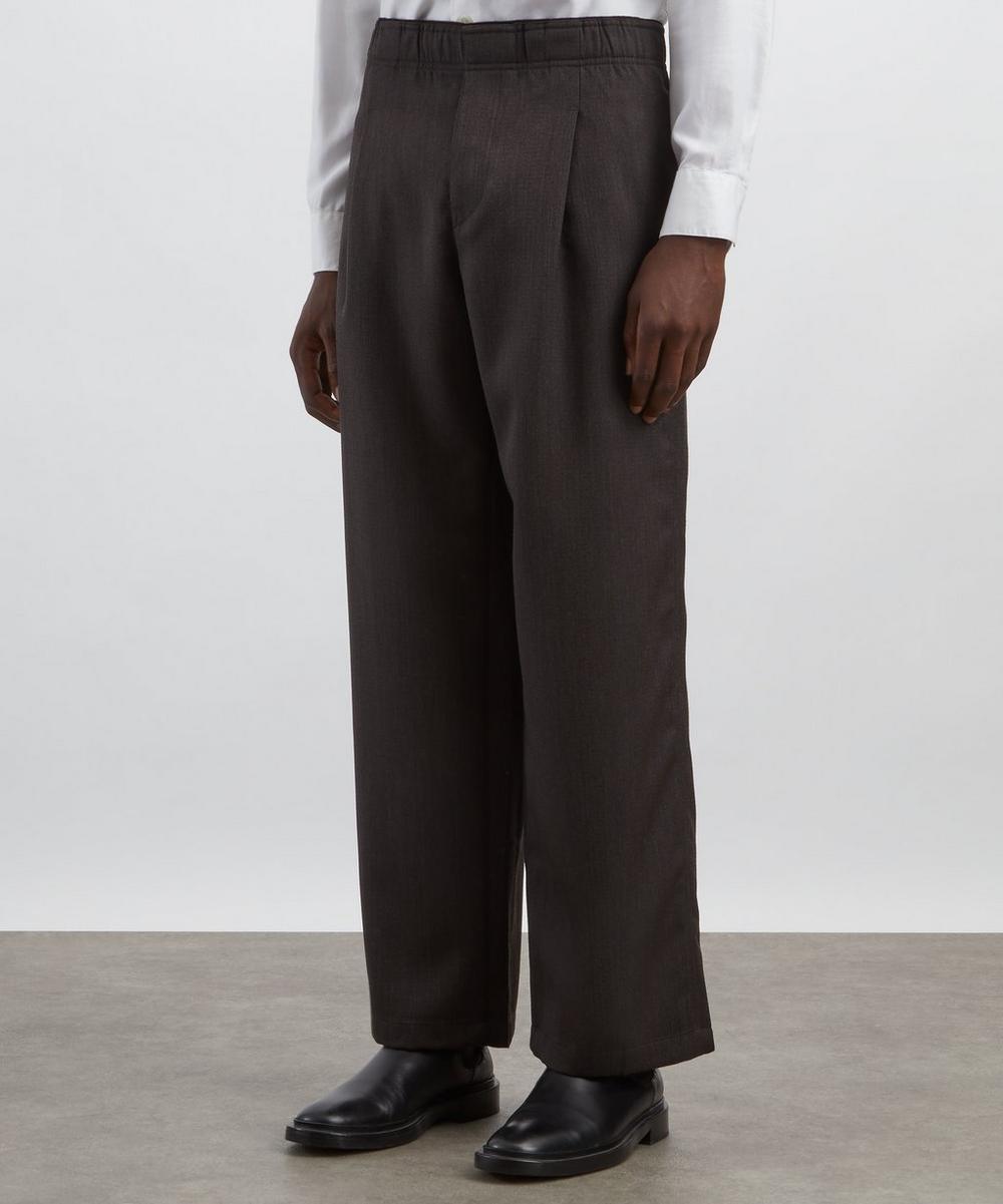 Liberty London Our Legacy Leisure Havana Brown Twill Trousers