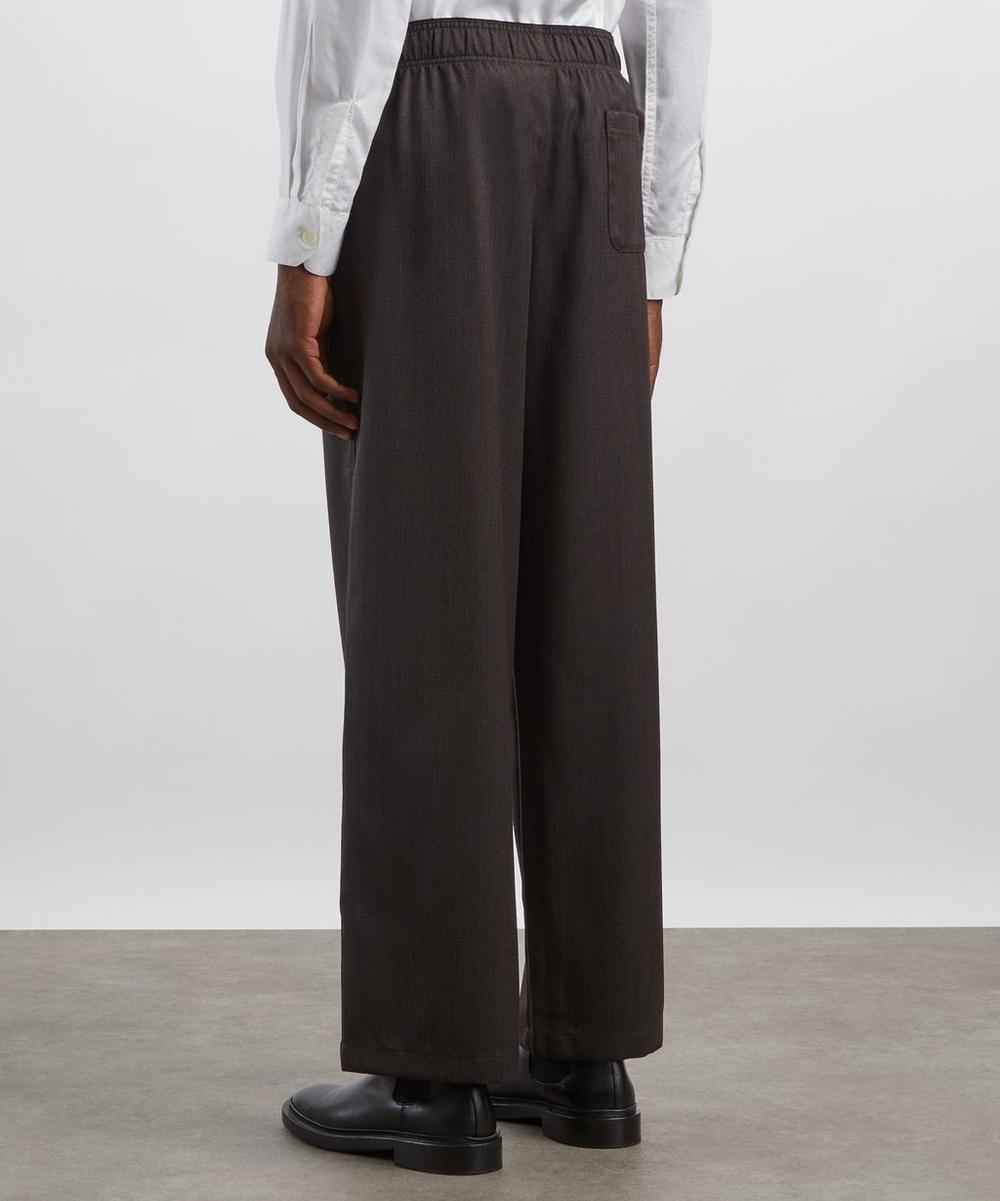 Liberty London Our Legacy Leisure Havana Brown Twill Trousers