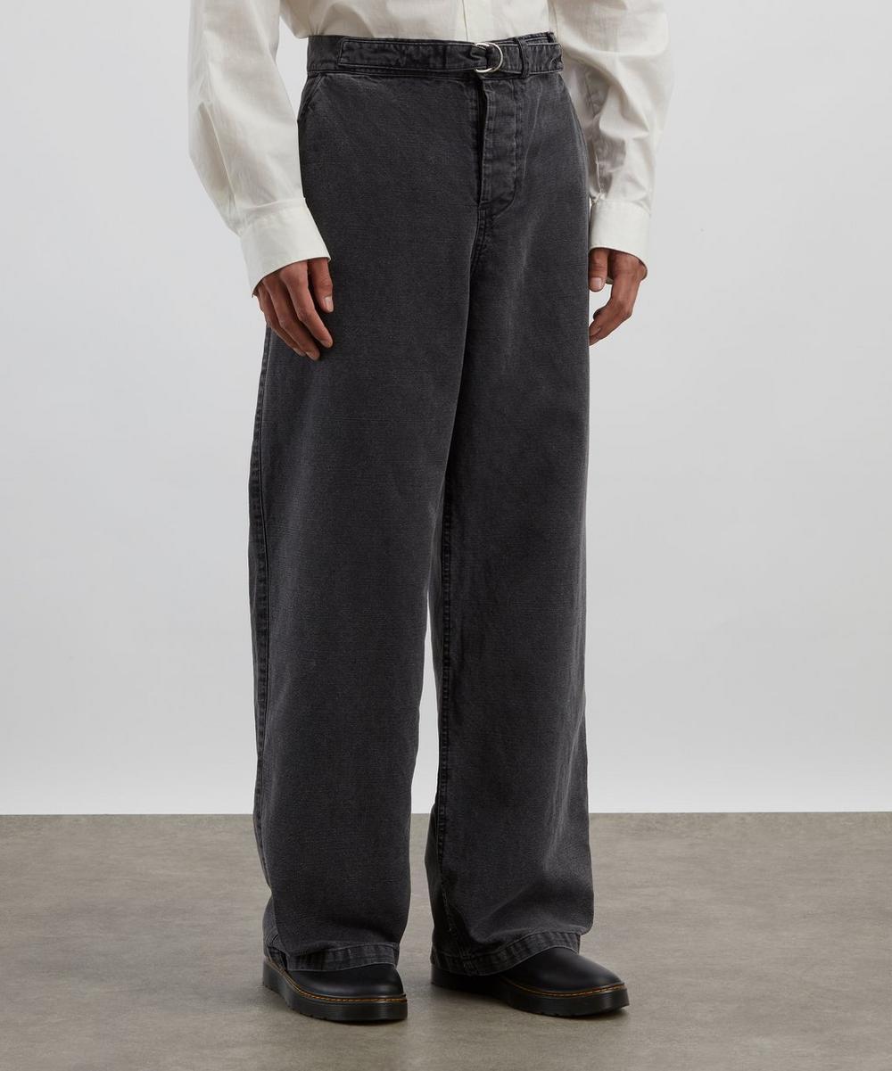 Liberty London Our Legacy Stern Chino Relaxed Straight Trousers