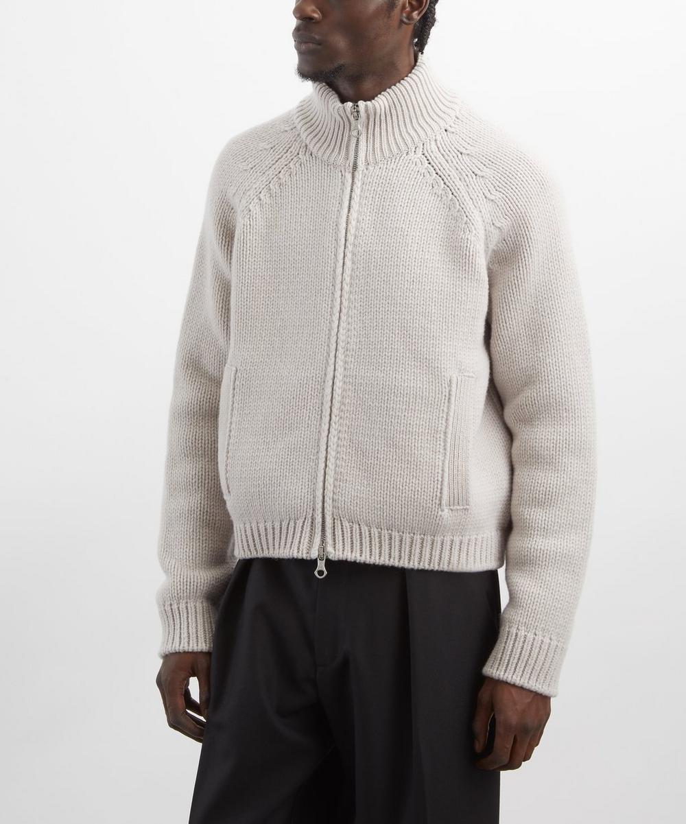 Liberty London Our Legacy Ultra Zip Merino Wool Cardigan