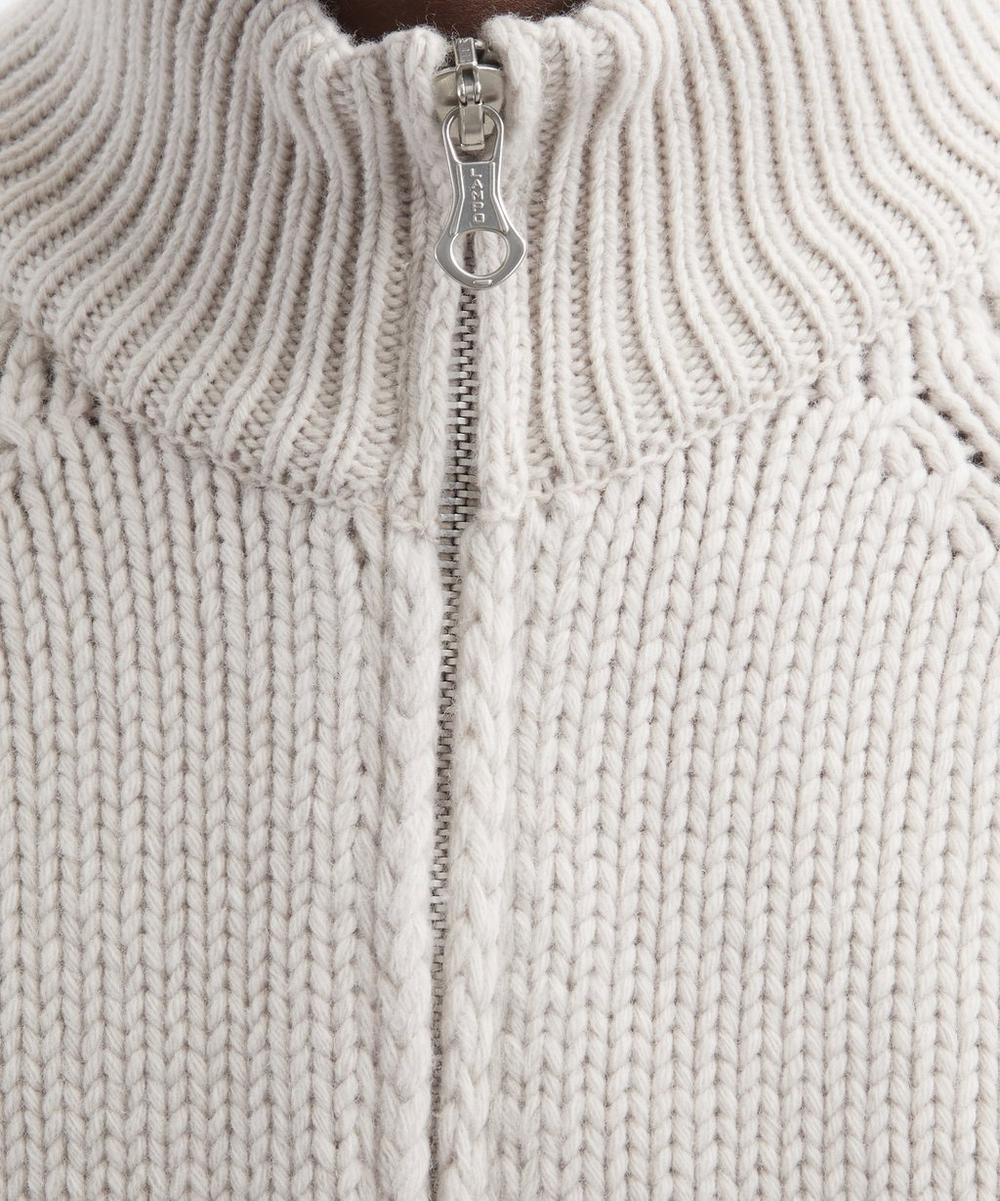 Liberty London Our Legacy Ultra Zip Merino Wool Cardigan