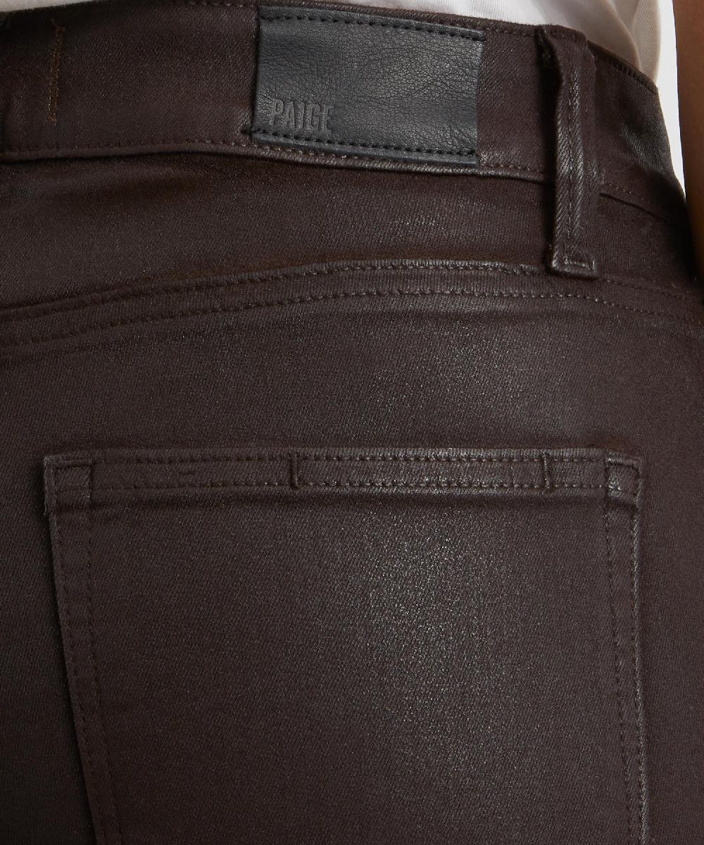 Liberty London Paige Anessa Wide Leg Jeans In Chicory Coffee Luxe Coating
